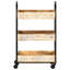 Mannsville Solid Wood Top Kitchen Cart