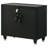 Schum 2-Drawer LED Nightstand With USB Black