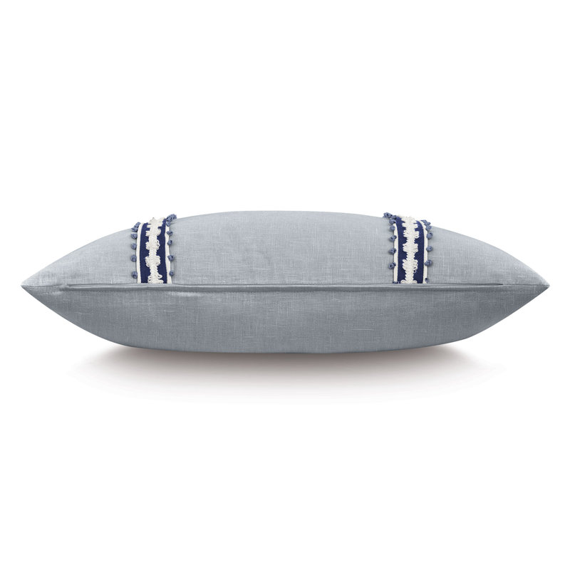 Beatrice Linen Lumbar Pillow Cover & Insert