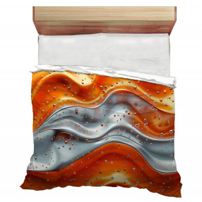 Fluid Art Bathroom Polyester / Microfiber Abstract Comforter