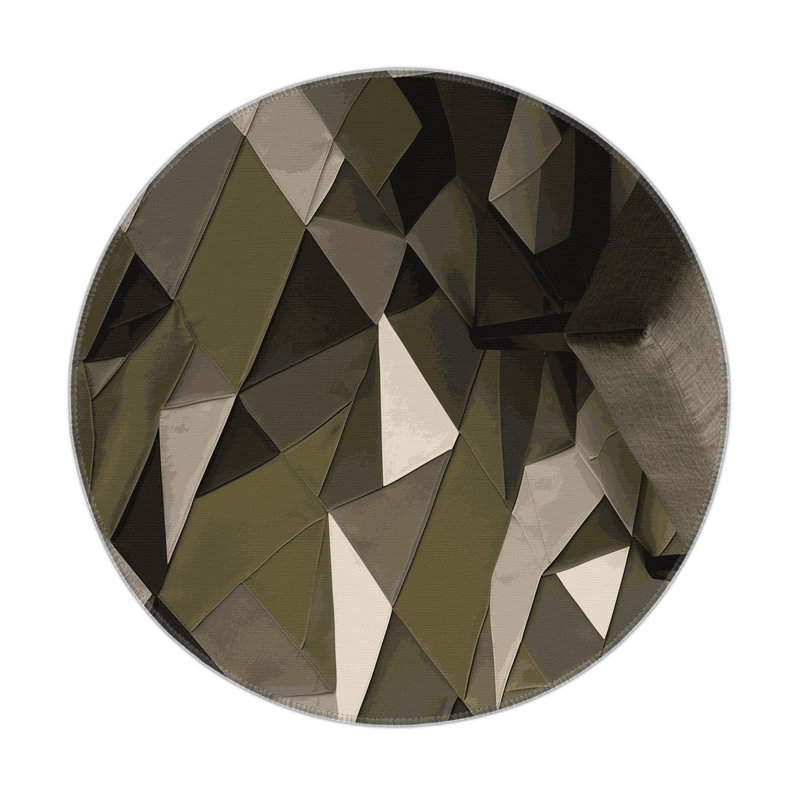 Sentinel Weave Indoor And Outdoor Area Rug, Round 5'