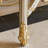 European-style solid wood console table.