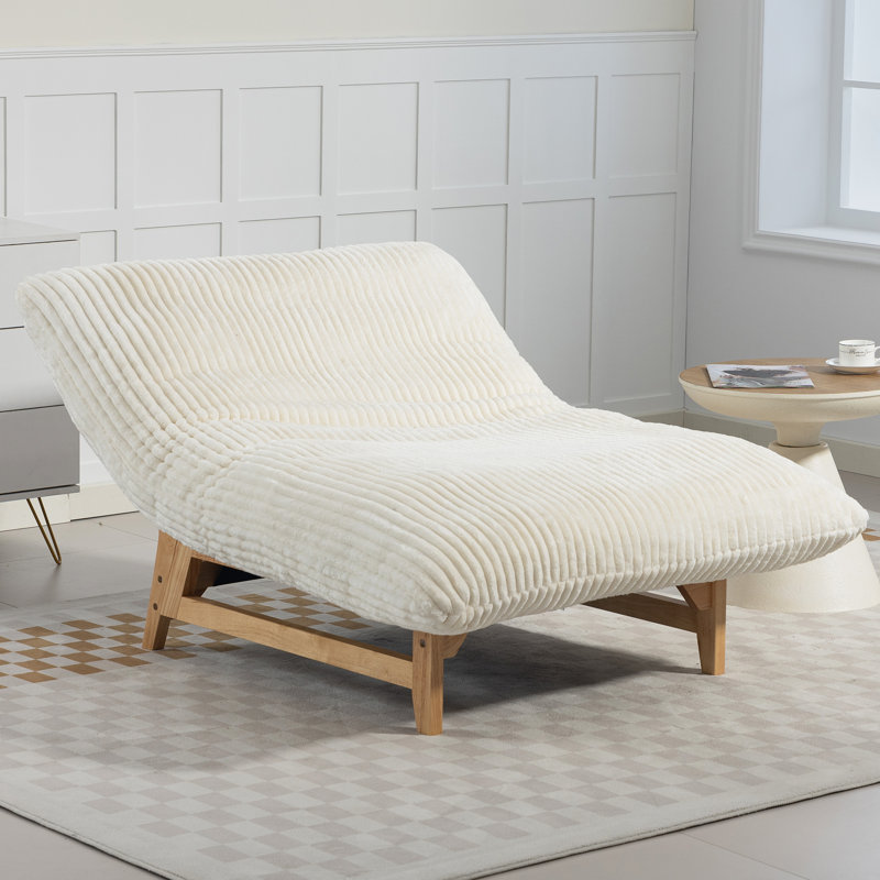 Fauteuil d'appoint 43,3 po, Crème