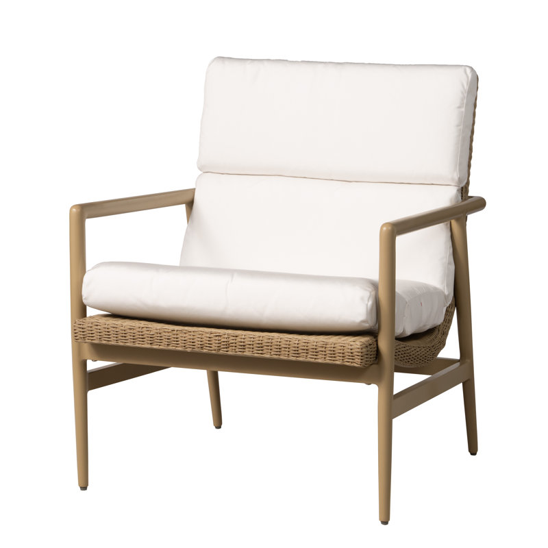 Outdoor Dining Armchair, Hickory