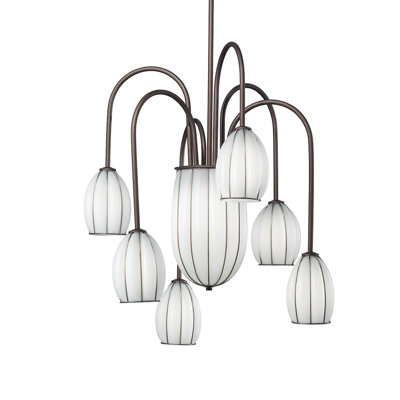 Salice 8 - Light Shaded Chandelier