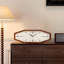 Horloge murale rétro en bois
