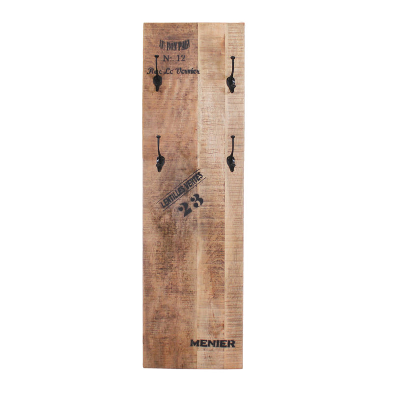 Kym Solid Wood Freestanding Coat Rack