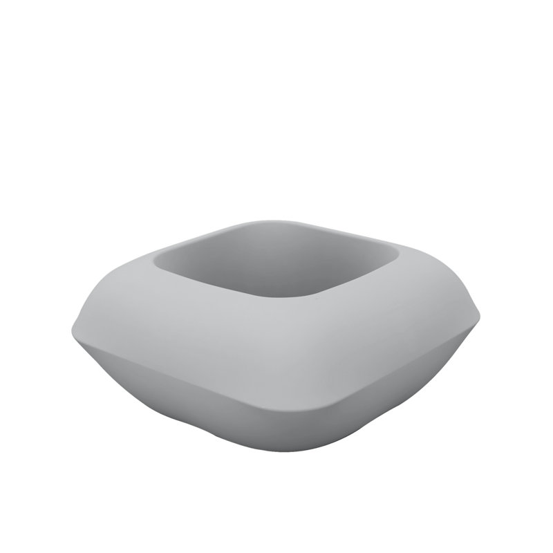Pillow Resin Pot Planter, Steel