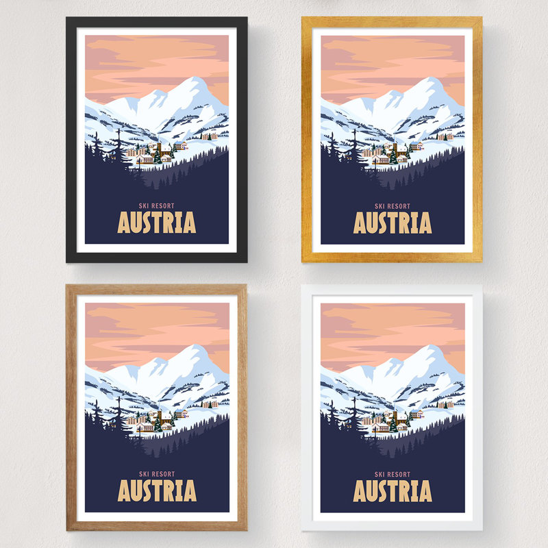 Affiche sans cadre A4 (8,3 x 11,7 pouces), 100% satiné mat | Parfait pour la décoration intérieure, les œuvres d'art et les cadeaux | Impression de haute qualité pour l'esthétique moderne | Idéal pour l'encadrement ou la suspension murale