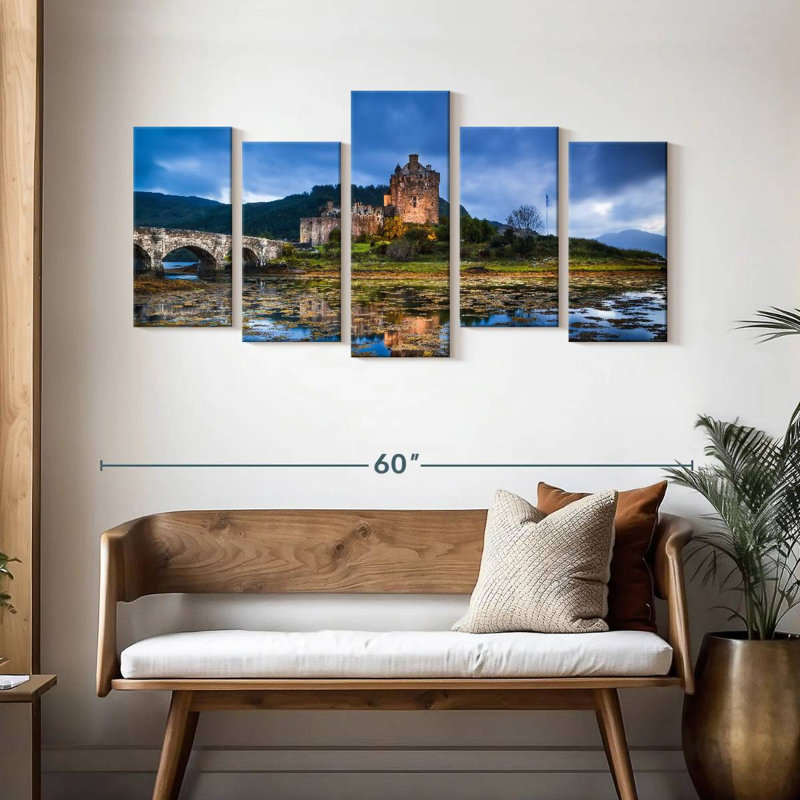 Château du Loch Duich, H 27 po x l 54 po