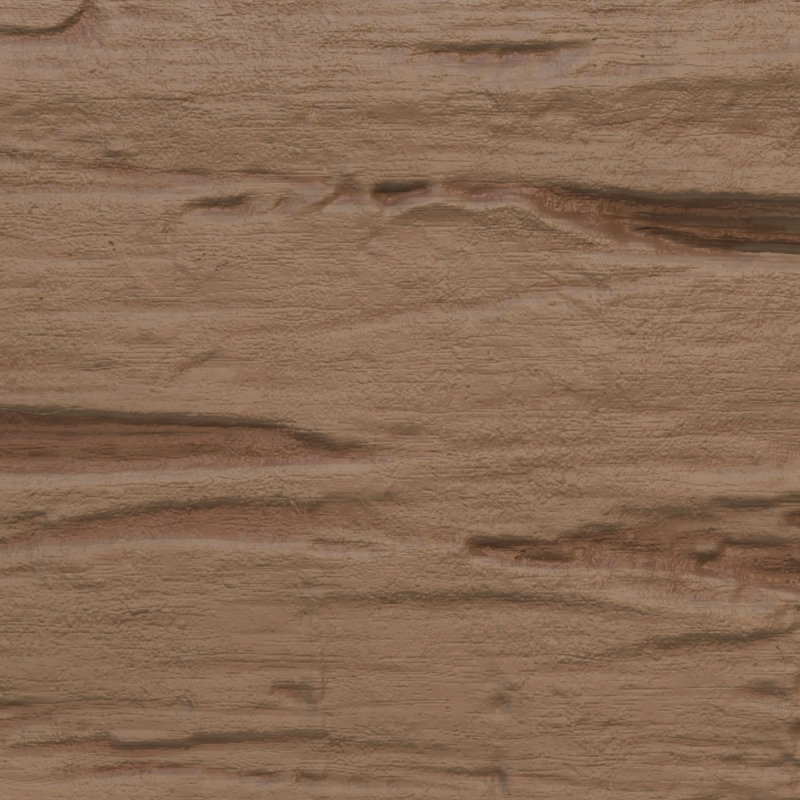 Planche de poutre en faux bois endurée à la main, H 4 po x l 144 po x P 1 po, Blé doré