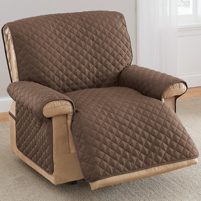 Polyester T-Cushion Recliner Slipcover