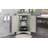 Triangle Bathroom Storage Cabinet with Adjustable Shelves-375140497