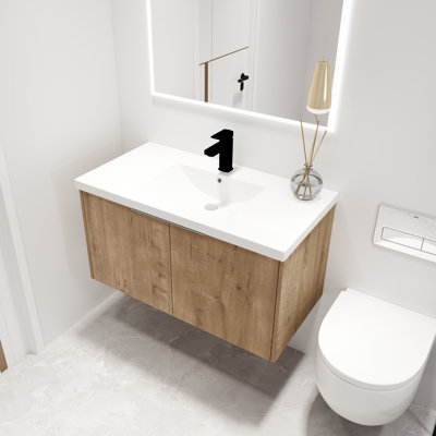 Meuble-lavabo mural simple 36 po Argil