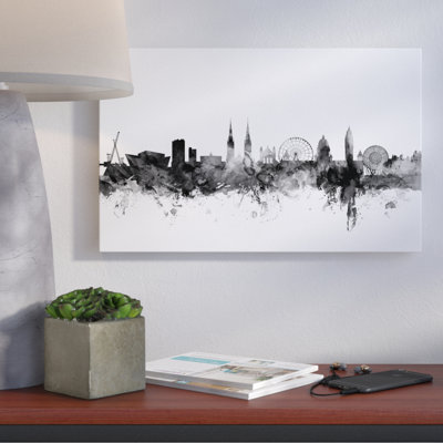 « belfast n. ireland horizon », impression sur toile tendue