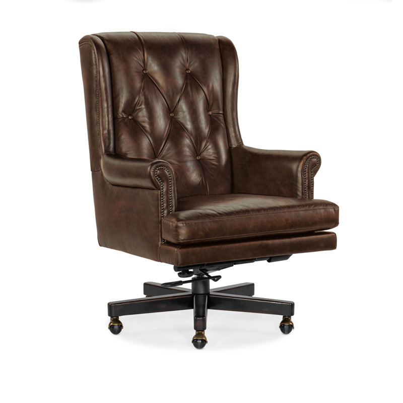Ailanny Genuine Leather Swivel/Tilt Executive Chair