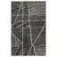 Lulu Abstract Area Rug in Steel Gray/White-40752476