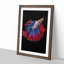 Siamese Fighting Fish in Abstract - Picture Frame Painting Print-55619467-55619470