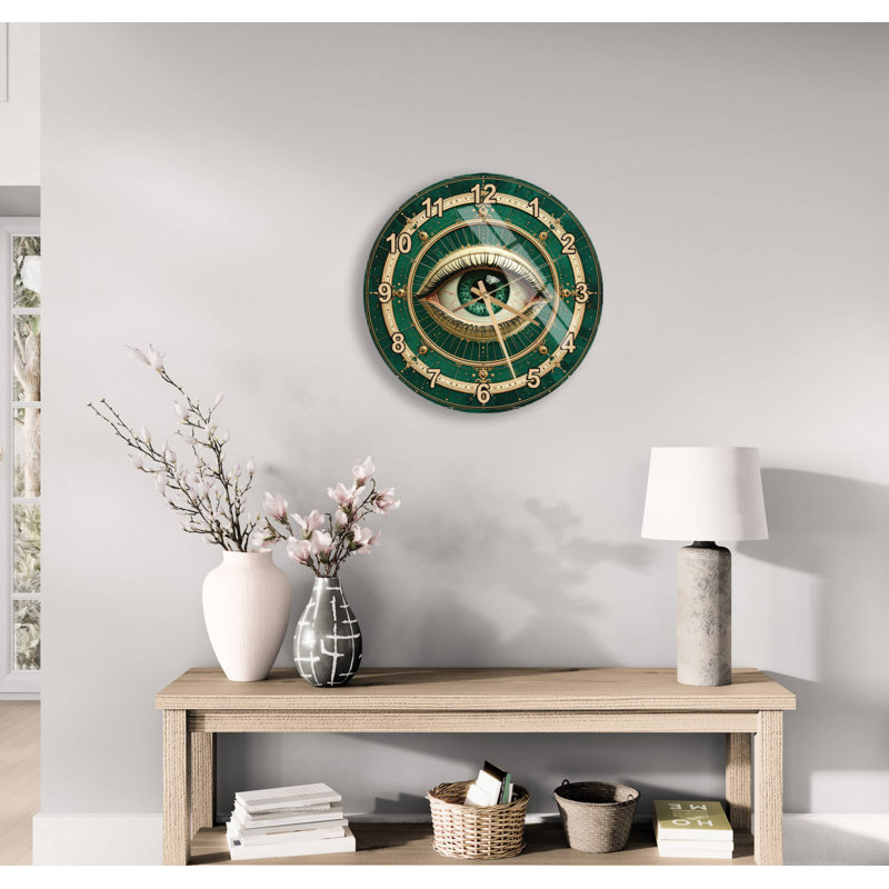 Horloge murale Mystical, Or romain, 20 pouces