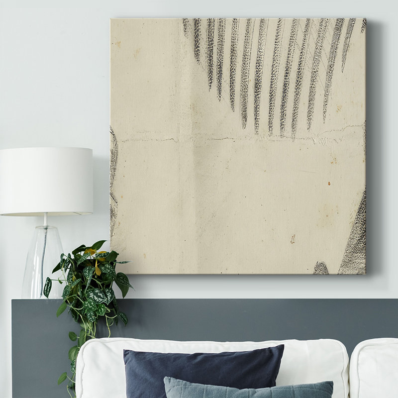 «Dinosaur Study II», toile tendue avec châssis, H 8 po x l 8 po x P 1,5 po