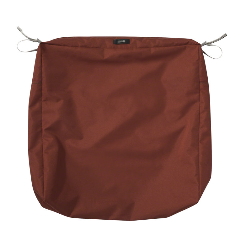 Jaylon Outdoor Dining Chair Cushion Cover, Spice, 25"W x 27"D