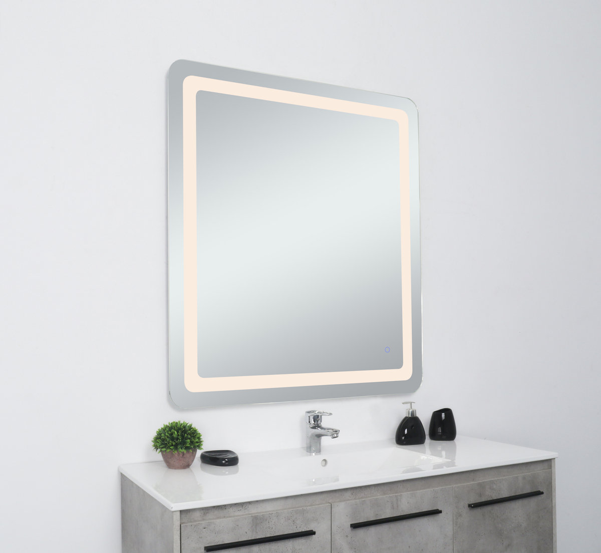 Juliane Mirror, 40" x 36", Rectangle