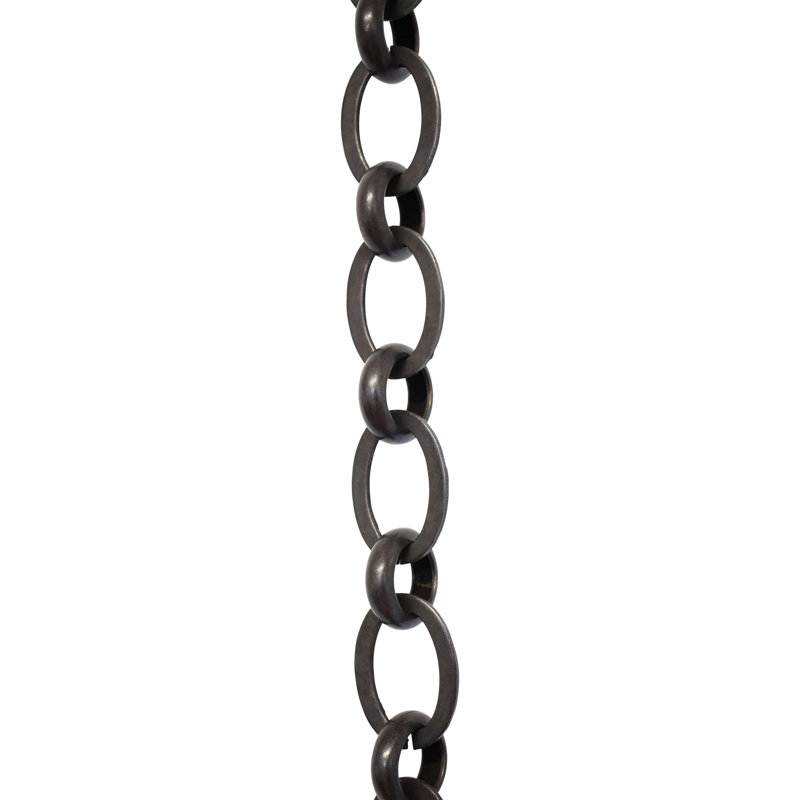 Chaîne à maillons non soudée, Noir bronzé huilé