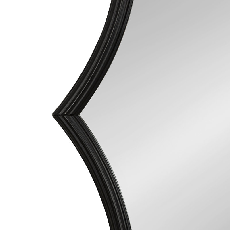 Miroir mural Jeronima, Noir, 22,75 po x 24 po