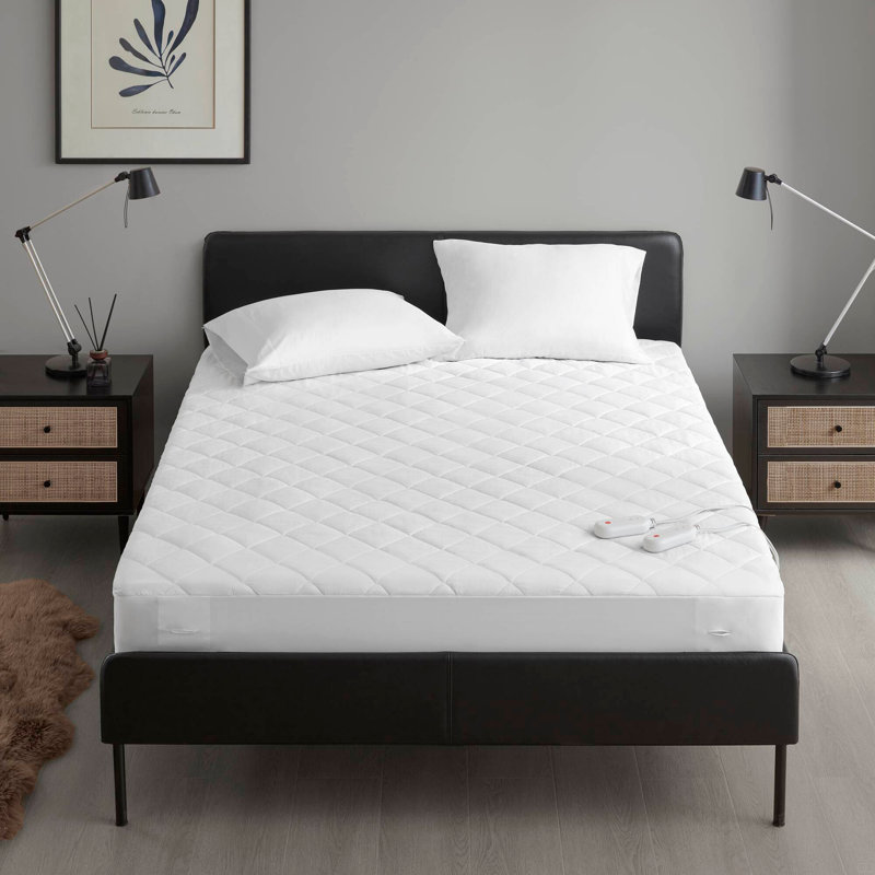 1 PCS Heated Mattress Pad White, Twin