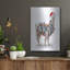  «Christmas Llama with Lights» par John Hovenstine, art mural en métal, 12 po x 16 po-161087278