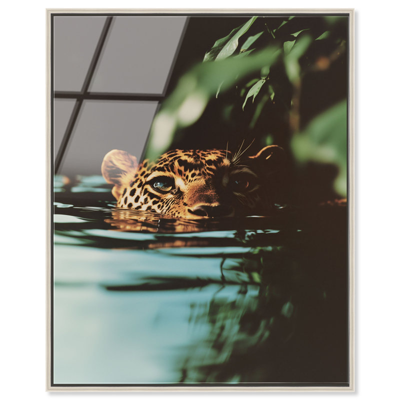Jungle Watcher II High-Gloss Frameless Acrylic Glass Wall Art Animals Print by Oliver Gal, Ready to Hang, 16 x 20