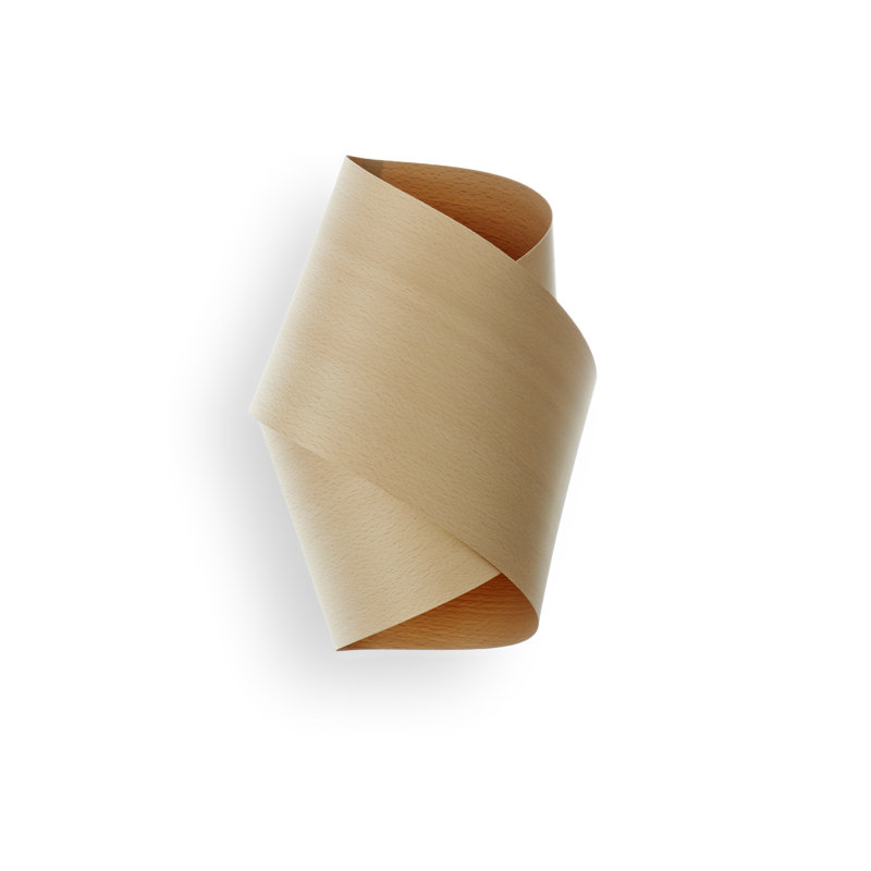 Orbit Wall Sconce - E26 Base - Natural Beech, Natural Beech, E26 Base