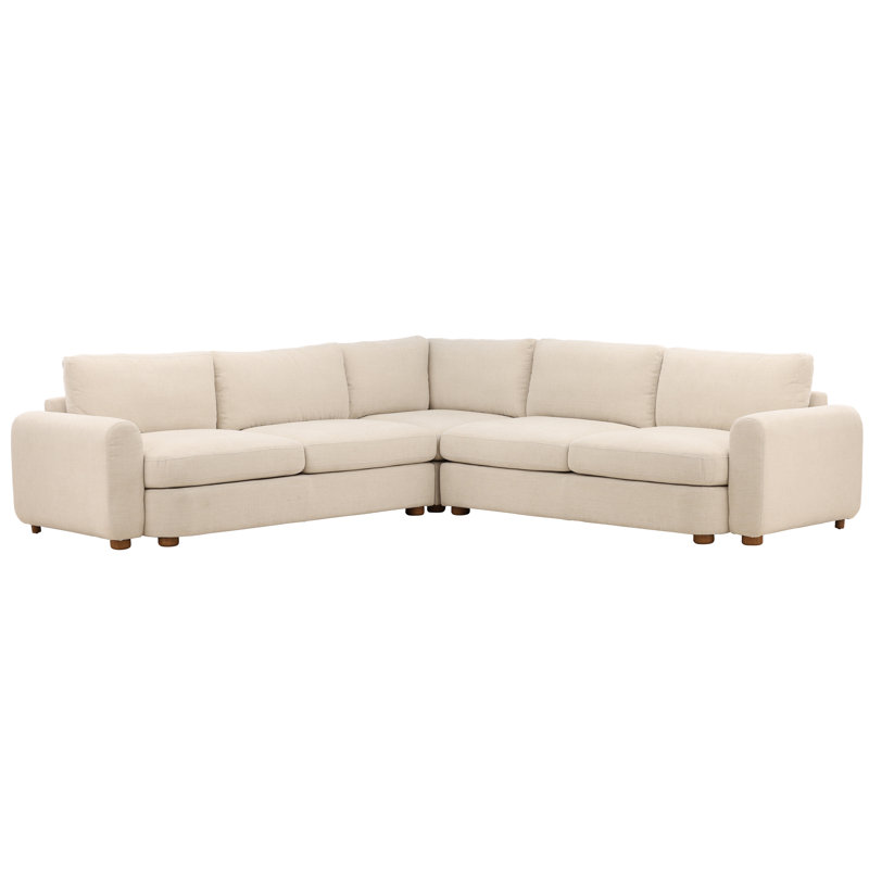 Araceli L-Shape Sectional Oatmeal