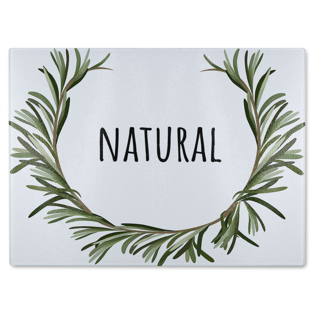 Natural Glass Chopping Board