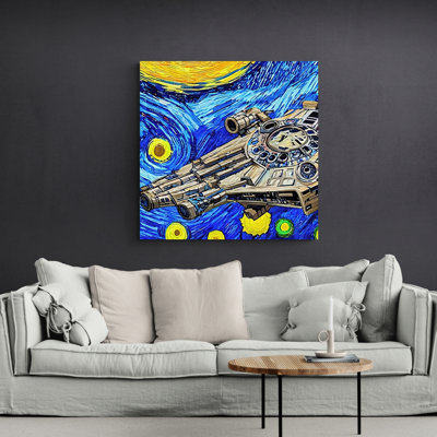 Millenium Falcon Three par Stephen Chambers, impression sur toile tendue