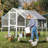 Large Wooden Outdoor Chicken, Cat Run 110" Large Hen Run House, Cat Catio Upgrade Waterproof Cover-657666394