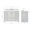 Ensemble de meuble-lavabo simple 49 po Abita-93359296