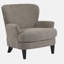 Fauteuil club rembourré Gerald Boucle