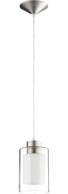 Luminaire suspendu cylindrique unique 1 lumières Cherri