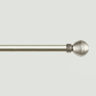 Grijalva Adjustable 1" Single Curtain Rod