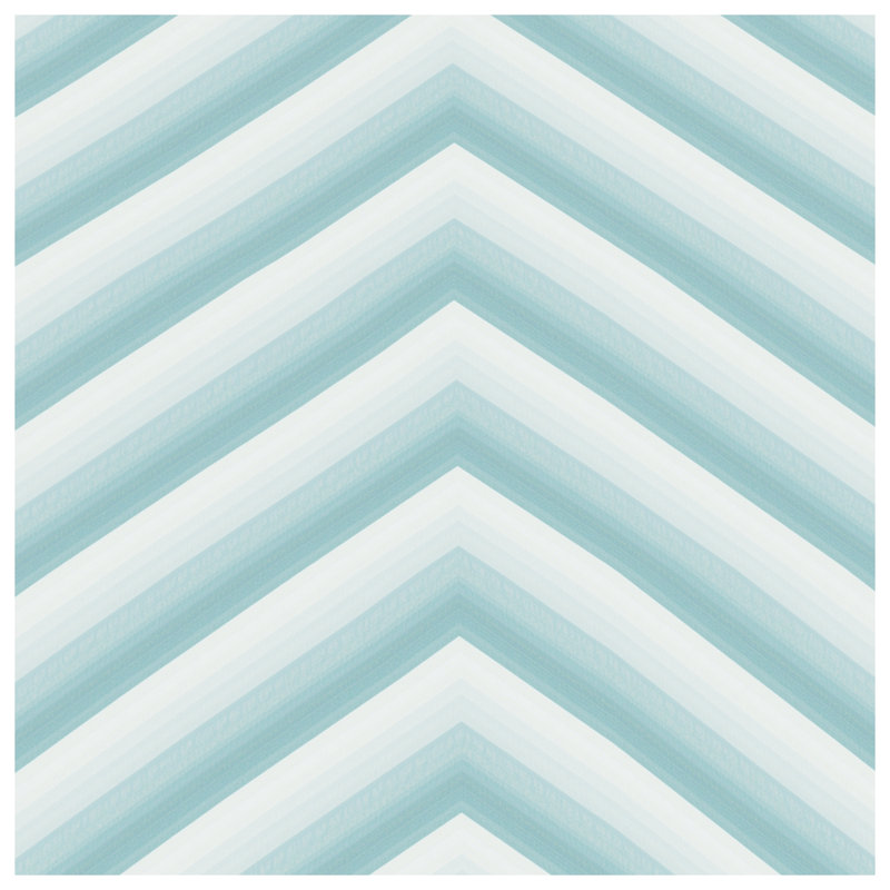 Coussins décoratifs à chevrons bleu et blanc, 16 po x 16 po