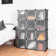 Rutledge 43.5" W DIY 12 Cube Portable Storage Organizer Clothes Cabinet