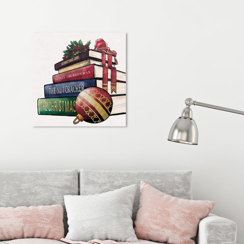 «Holiday Tales», peinture sur toile, H 24 po x l 24 po x P 1,5 po