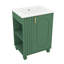 24" Handy Bathroom Vanity With Sink – Includes Cabinet With Door Shelf And Side Open Storage Area-1327013723