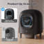 Automatic Self-Cleaning Cat Litter Box for Multiple Cats, Smart App Control with Weight Monitoring, Anti-Pinch Safety, Large Capacity, Tool-Free Easy Setup-1179054224