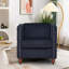 Chaise avec accoudoirs en velours 28,3 po-821836740