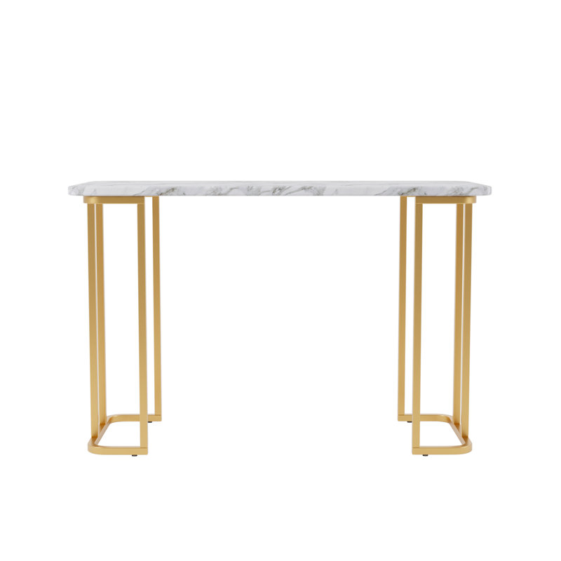 Reynalda 47.25" Console Table, White
