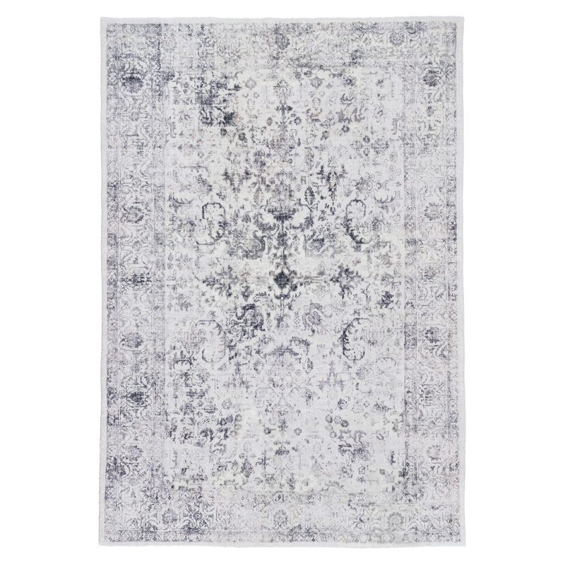 Jordee Washable Oriental Indoor Rug, Rectangle 8' x 10'