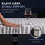 Matelas hybride à ressorts ensachés en mousse viscoélastique gélifiée 14 po Graphene-1484697109