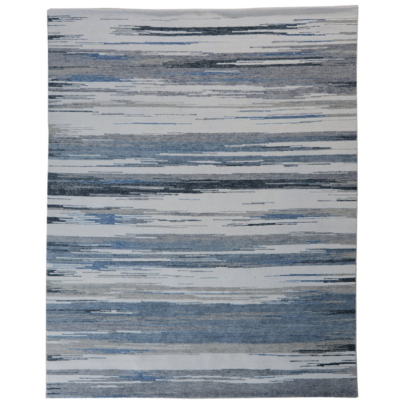 Moroccan Wool Area Rug, Rectangle 9' x 12'
